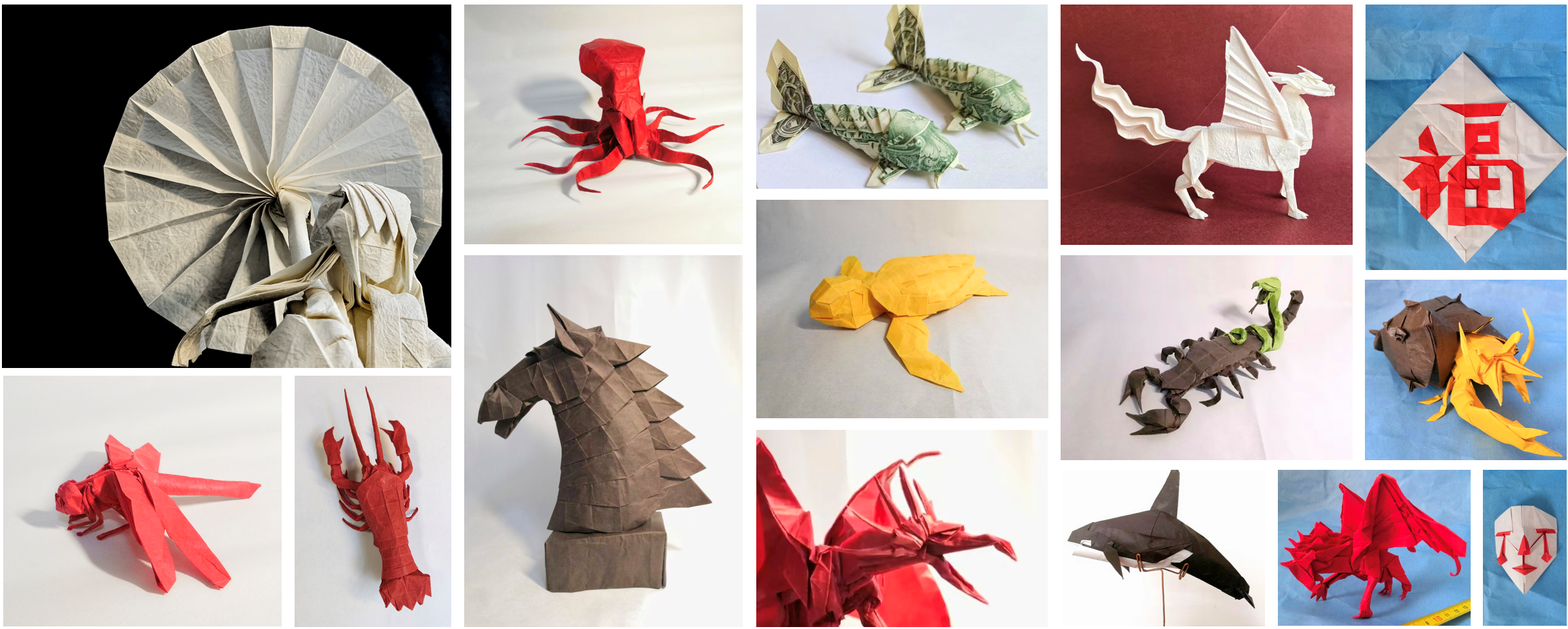 Origami artworks gallery